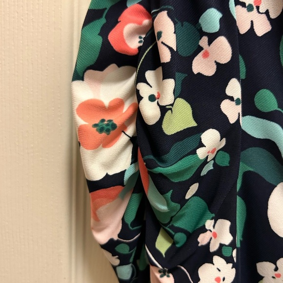 Tommy Hilfiger NWT Sz 8 Navy Blue & Multi Color Floral Dress - Picture 6 of 15